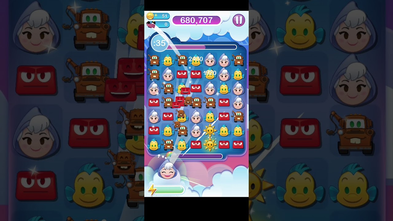 Disney Emoji Blitz: The Fairy Godmother Powers (Level 1)