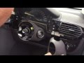 Removing the steering column of a Mercedes A class
