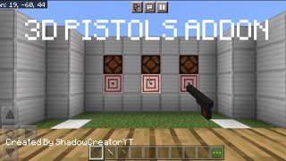 3D PISTOLS ADDON | MCPE 1.17|1.18 screenshot 3