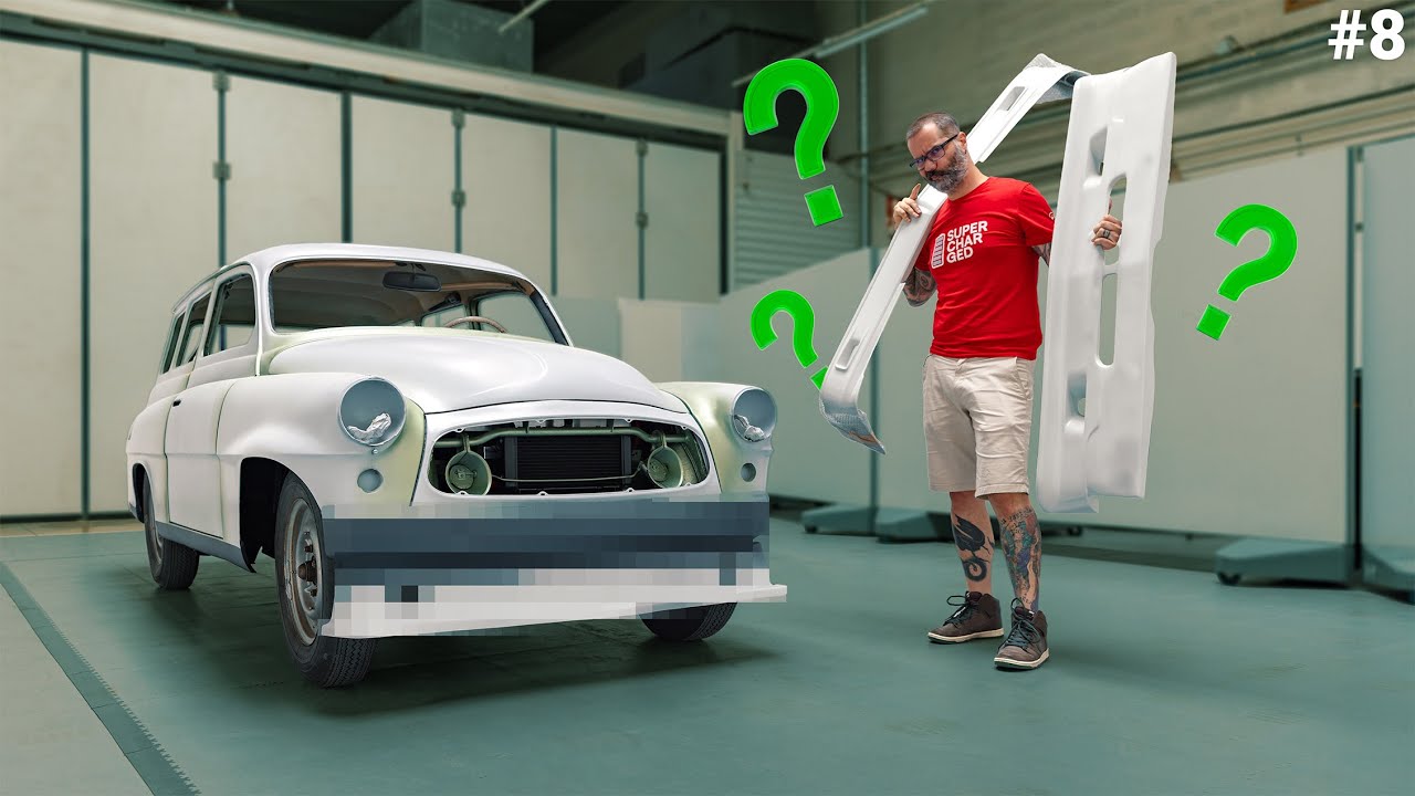 Le relooking extérieur de notre Škoda Voltavia commence et ce n'est pas du tuning !