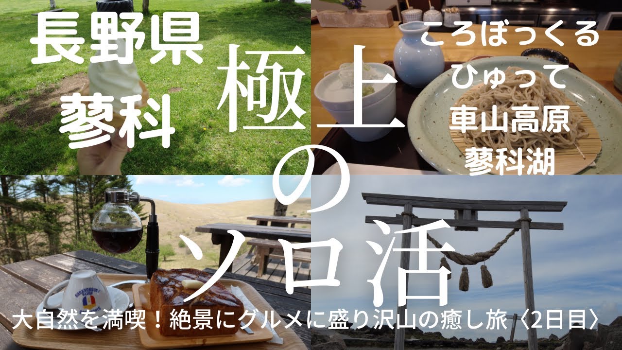 【極上のソロ活】〈長野•蓼科〉何度でも行きたくなる！！自然いっぱいの蓼科で癒し旅。〈2日目〉