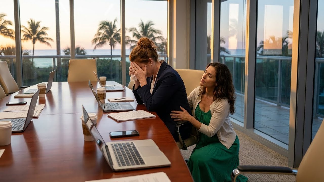 SHE SAW ME COLLAPSE AFTER A TENSE BOARD MEETING—AND INSTEAD OF LEAVING, SHE HELD ME QUIETLY