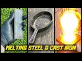 Melting Steel at Home -Casting Steel Alloy Coins -ASMR Metal Melting-Cast Iron Lead Brass BigStackD