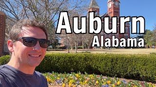 EXPLORANDO AUBURN no ALABAMA uma SUPER cidade UNIVERSITÁRIA MODELO nos EUA