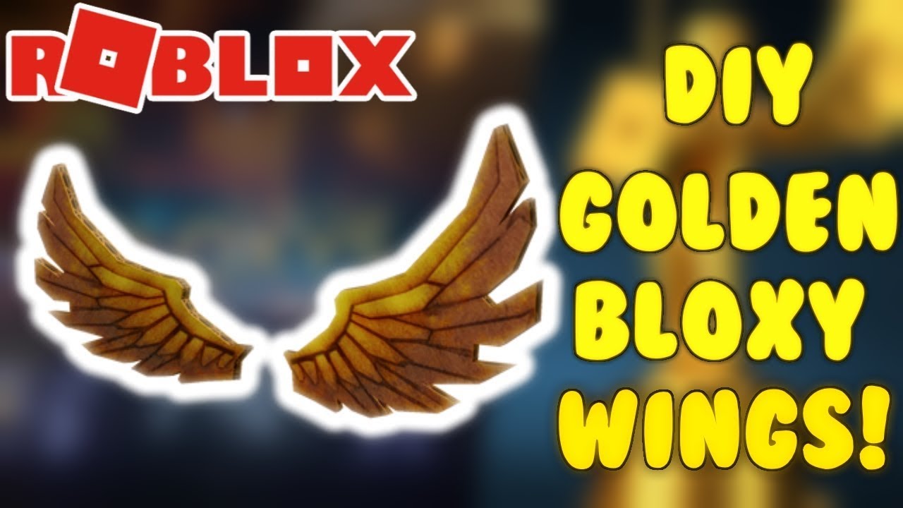 How To Get D I Y Golden Bloxy Wings In Roblox Bloxy Event - how to get d i y golden bloxy wings in roblox bloxy event roblox