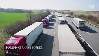 WSJ - Europe Closed Borders Block Supply Trucks and Trade