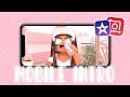 ✨How to make a animated Intro on mobile! | easy 2020 phone, iPad, iOS, moving intro! 🧚‍♀️