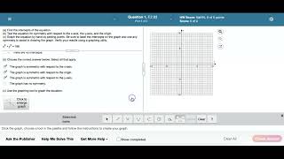 MAT 171 F.2.83 How to use the graphing tools in MML