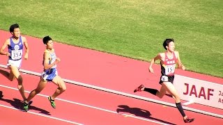 2015ジュニア陸上男子 800ｍ 予選1組 20151017