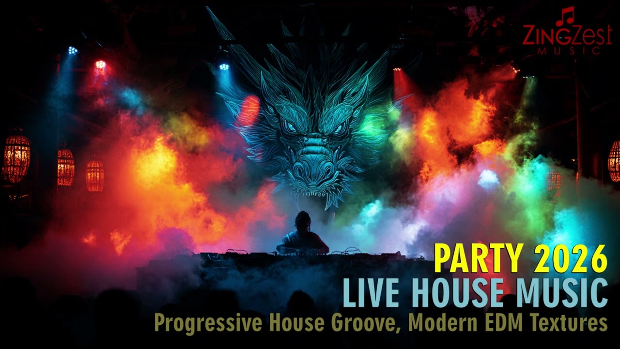 Party 2026 Live House Music Progressive House Groove, Modern EDM Textures #edm #music #house #dj