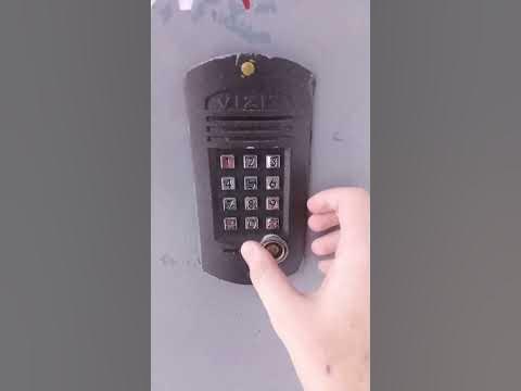 Домофон VIZIT бвд-311(буд-301м) звонок в квартиру - YouTube