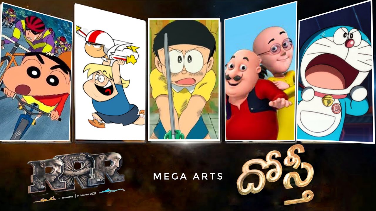Dosti rrr song doreamon shinchan cartoon version spoof @DVVMovies @LahariMusicIndia