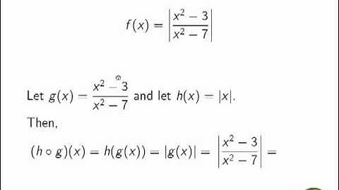 Composition of functions H3