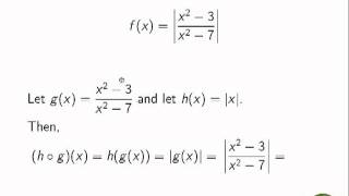 Composition of functions H3