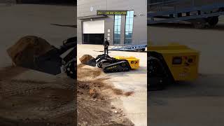 The Magnetically Shielded Remotecontrolled Skid Steer Loader Can Easily Operate In Confined Spaces