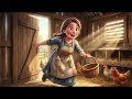 [Aesop's Fables] EP35 The Greedy Hen: A Moral Story About Being Thankful