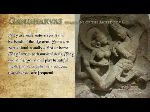 Gandharvas guardians of the divine drink