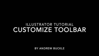 Illustrator : How to customize Illustrator toolbar tutorial
