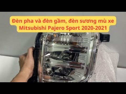 Video Đèn pha và đèn gầm, đèn sương mù xe Mitsubishi Pajero... - youtube