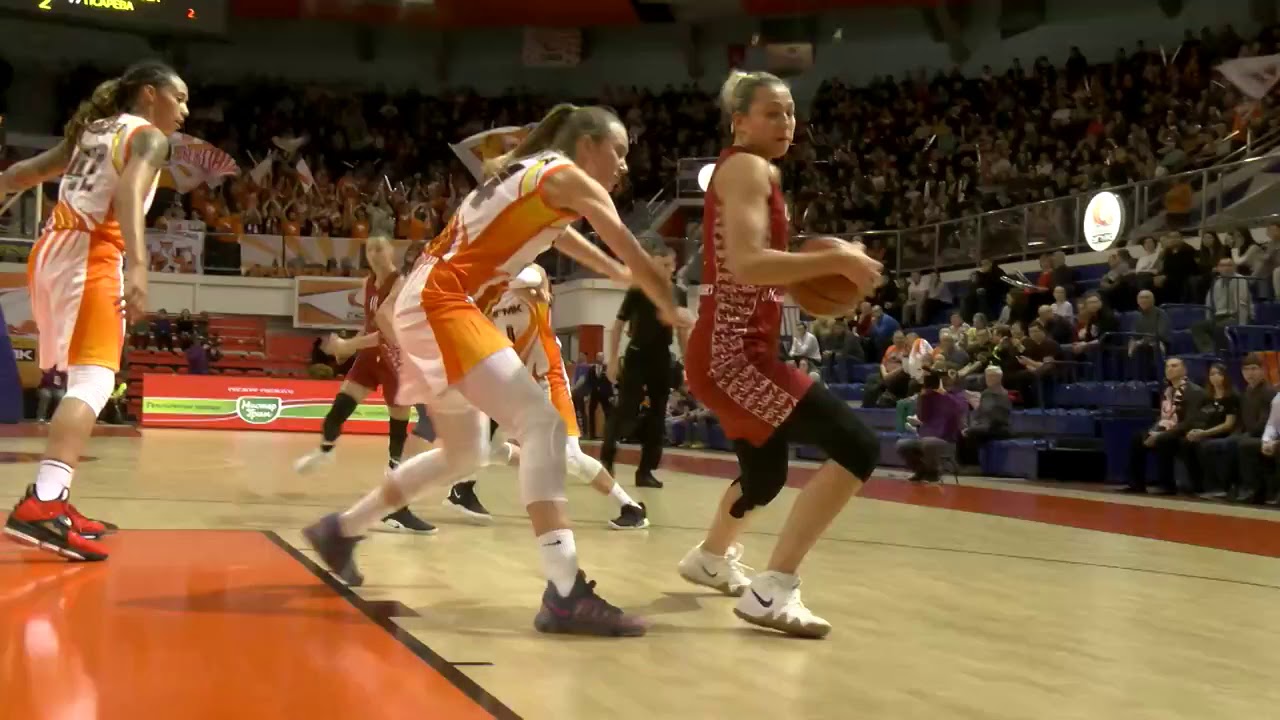 лучшие моменты игры УГМК - МБА Москва - YouTube