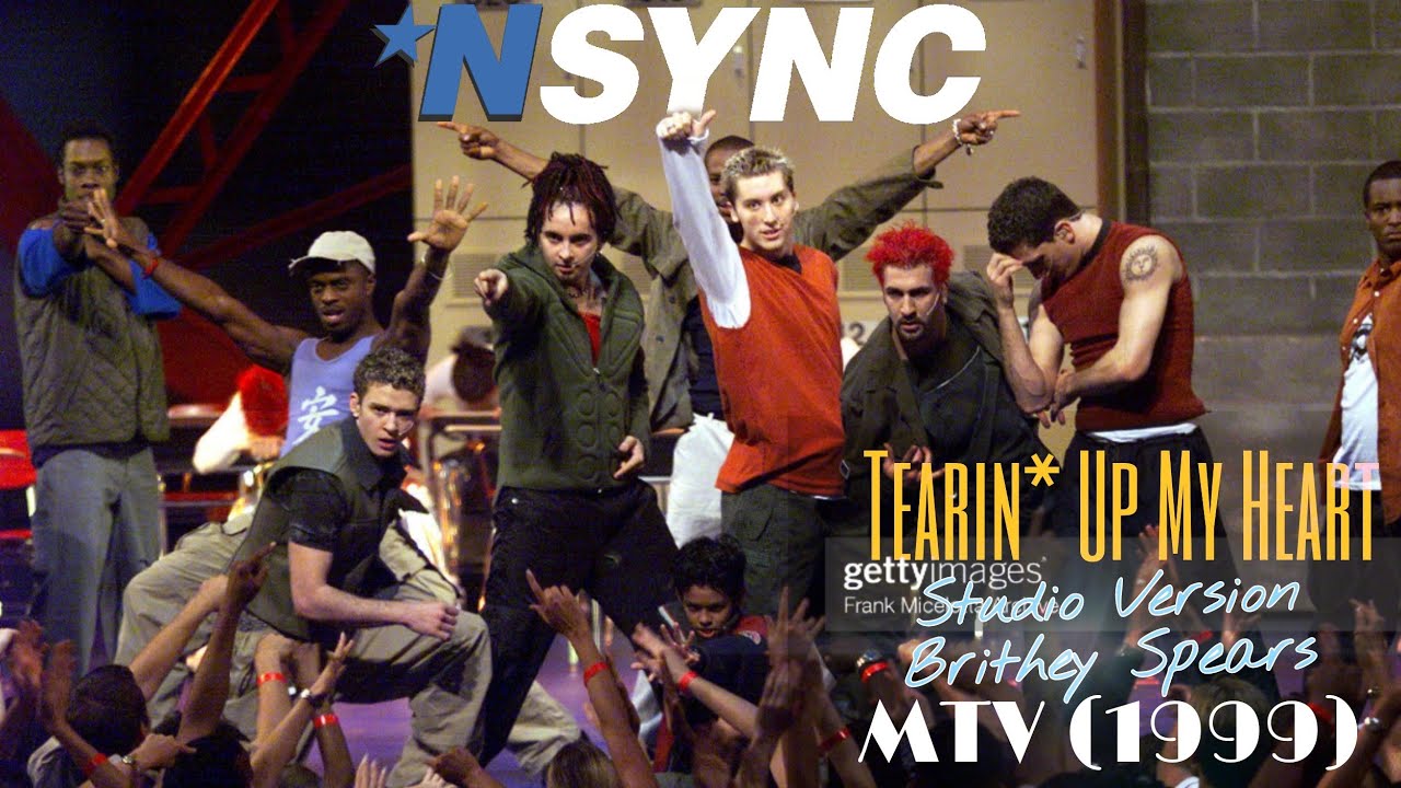 Nsync Tearin Up My Heart Studio Versión Britney Spears MTV (1999) YouTube