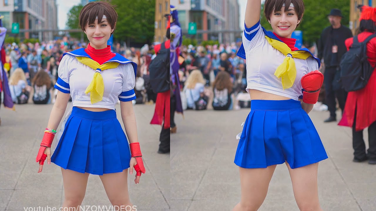 Street fighter cosplay - Super slow motion / mcm comic con 2025