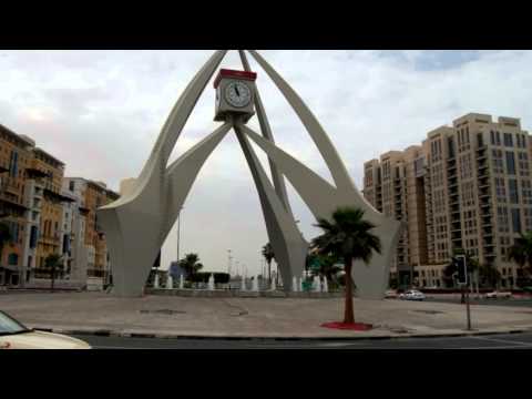 DUBAI CLOCKTOWER ROUNDABOUT VIDEO, RIGGAT AL BUTEEN, DEIRA, DUBAI, UNITED ARAB EMIRATES