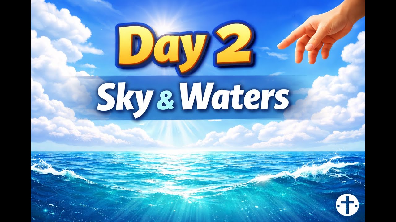 ☁️ Day Two of Creation – The Sky Is Formed ☁️