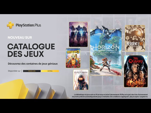 Adições ao Catálogo de Jogos PlayStation Plus em fevereiro: Horizon  Forbidden West, The Quarry, Resident Evil 7 Biohazard e muito mais –  PlayStation.Blog BR