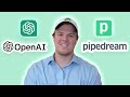 Pipedream and chatgpt with openai beginners guide to ai automation  tutorial for 2024