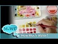 Controlling Water / Pigment Ratio in Watercolor