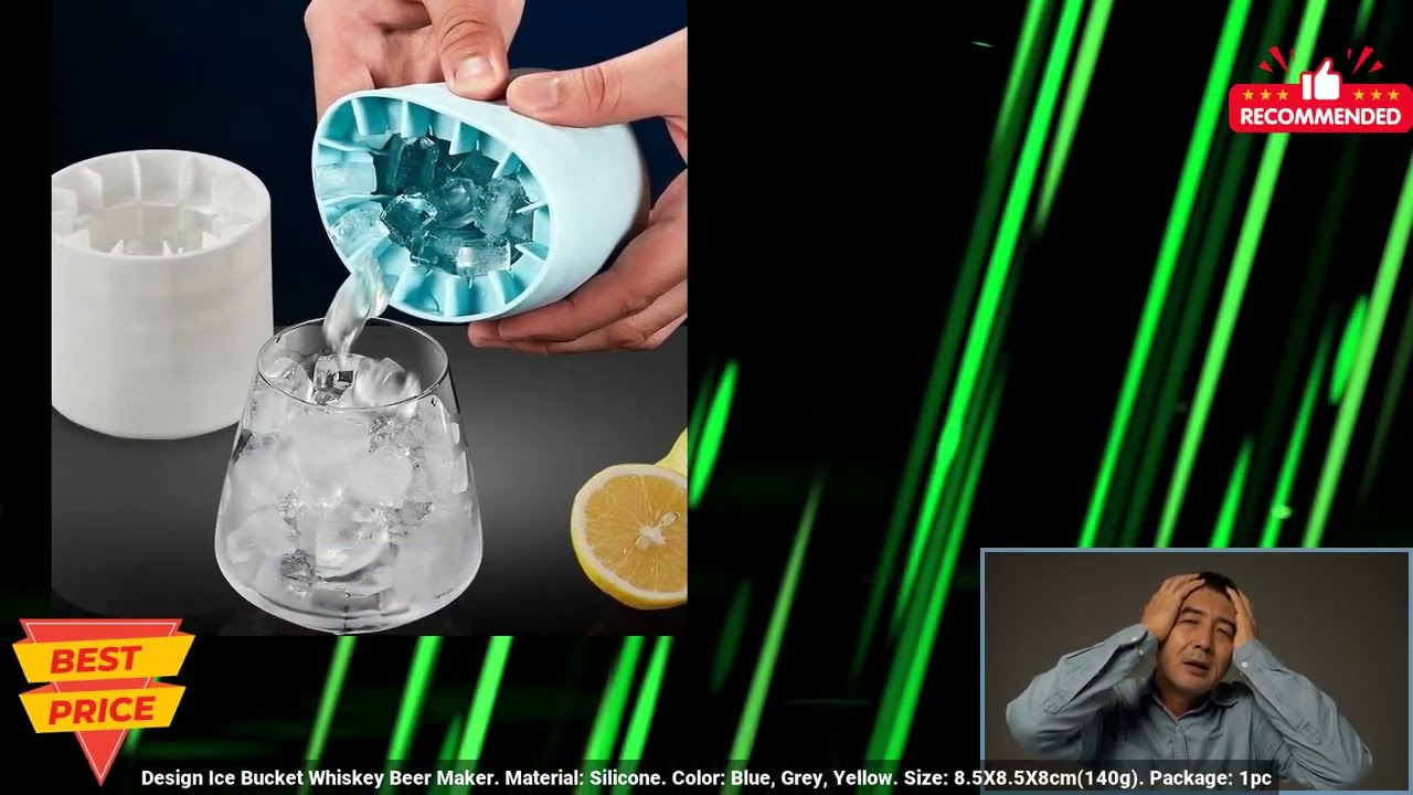 3256805567649501 Ice Bucket Cup Mold Ice Cubes Tray Food Grade Quickly Freeze Silicone