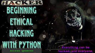 Ethical Hacking with python🎭👨‍💻👨‍💻🎭! Full Ethical Hacking course! #ethicalhacking #hackingupdate