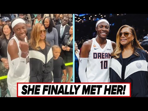 Rhyne Howard FINALLY Meets Her Longtime Idol Queen Latifah—and Her Reaction Is PRICELESS! 