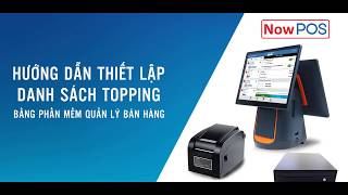 [NowPOS] - Danh sách món thêm (Topping Menu) - Quản lý thực đơn (Menu Management) screenshot 3