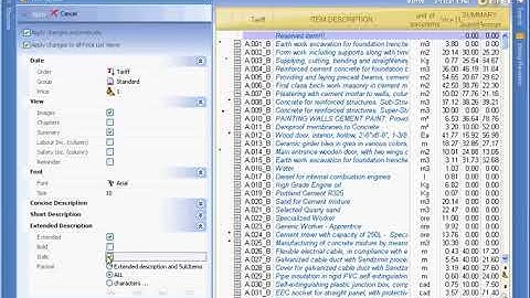 PriMus Tutorial - Price List items features - 2 - ACCA software