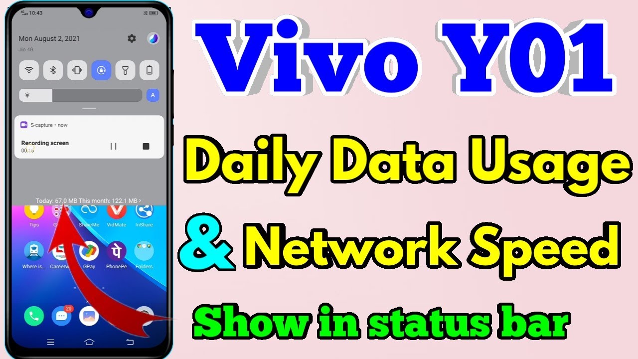 how-to-show-daily-data-usage-in-vivo-y01-vivo-y01-show-daily-data