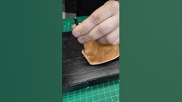 DIY Riveted Leather Key Case – Quick Preview #leatherwork #pattern #keycase