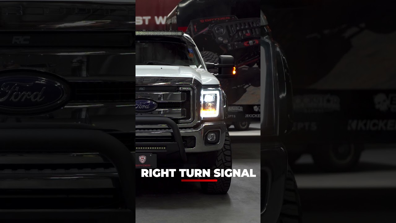 2011-2016 Ford F-250 Super Duty Headlights - Test Functions