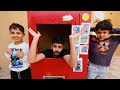قصة لعبة الياس وزياد آلة البيع للأطفال !Zyad and Elias Vending Machine Kids Toys Story
