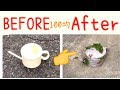 サビペイント　100均のじょうろをアンティーク風に！