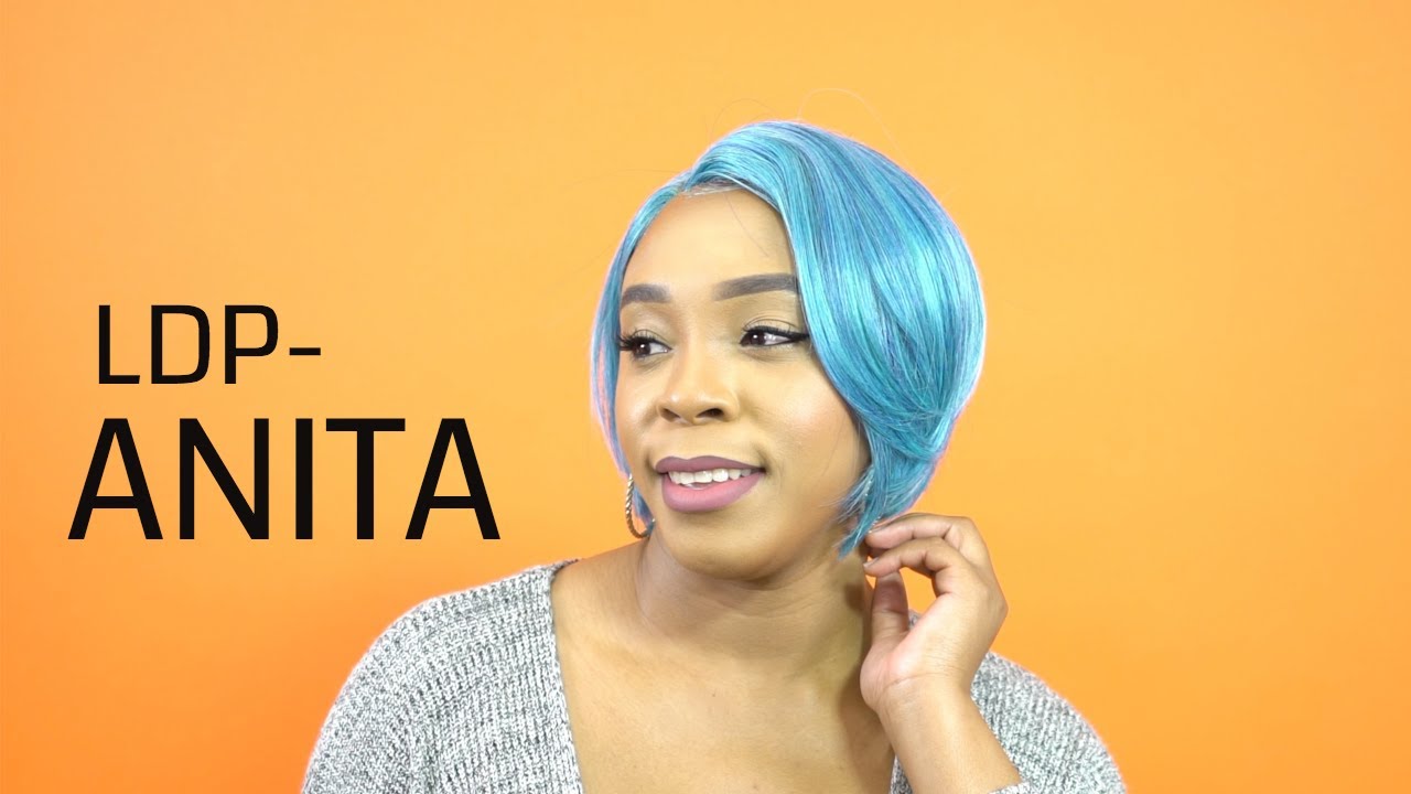 Motown Tress Synthetic Hair Deep Part Let's Lace Wig - LDP ANITA --/WIGTYPES.COM