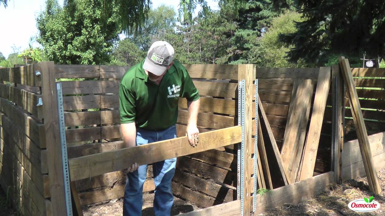 How To Build Neat And Durable Compost Bins YouTube