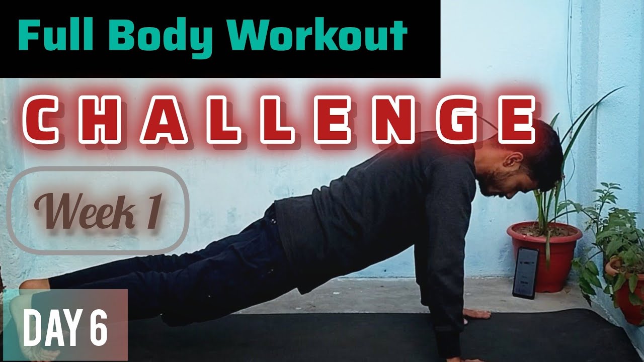 Day 6 Full Body Workout Challenge | Week 1 Home Workouts