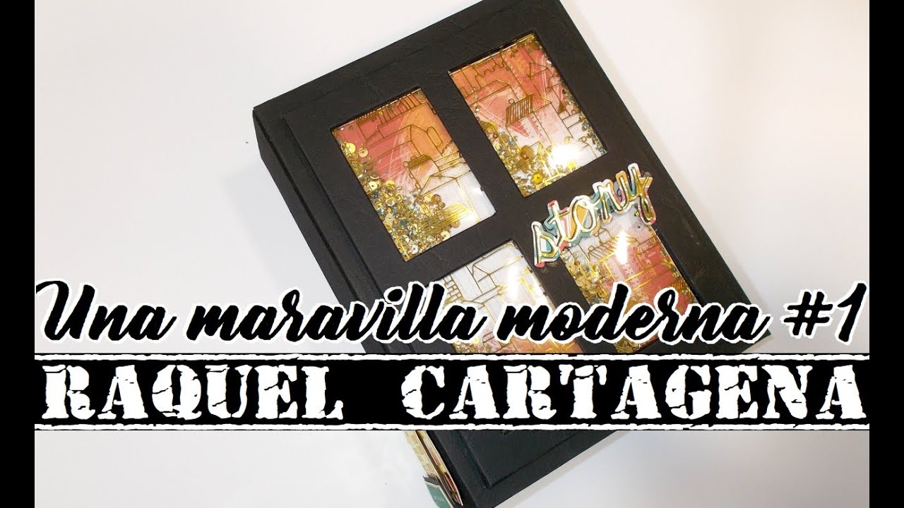 Album MODERNO y con capacidad Metropoli PaperInky scrapbooking PARTE 1