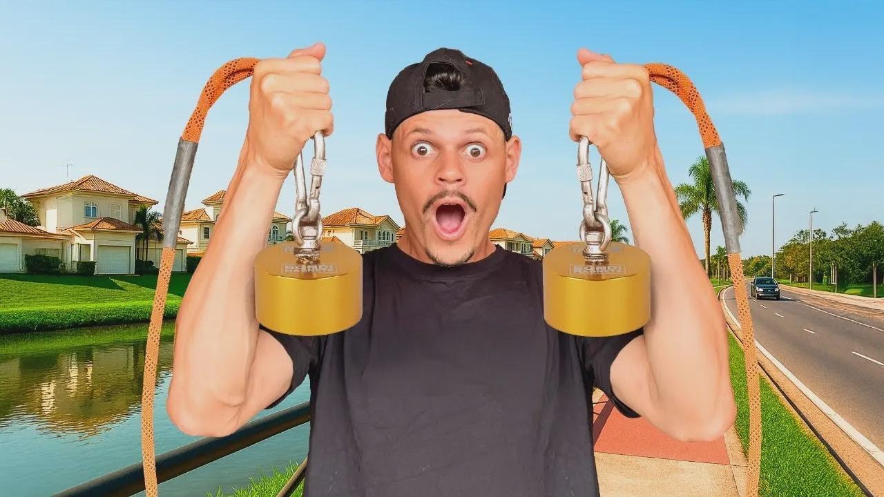 Ich hab Magnetangeln in der coolsten Stadt von São Paulo ausprobiert