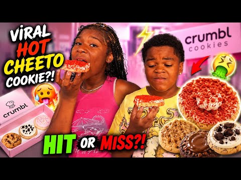 🔥 VIRAL Hot Cheeto Cookie Was DISGUSTING?! 🤢🍪 | Lala 💕 & Cinco Try Crumbl’s NEW Flavors!
