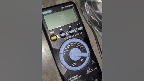 How to Use Siemens AS-Interface Handheld Programmer