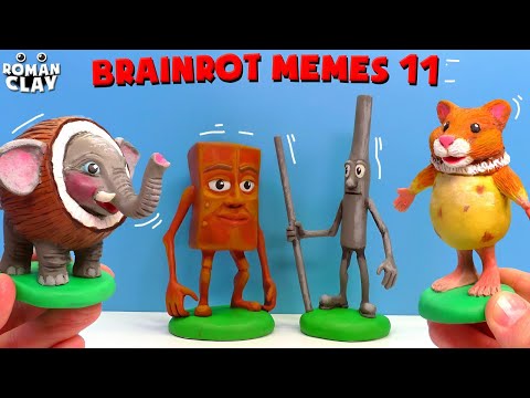 Making Te Te Te Sahur, To To To Sahur, Cocofanto Elefanto, Pipi Potato 🤯 Brainrot memes  with Clay