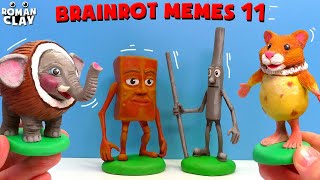 Making Te Te Te Sahur, To To To Sahur, Cocofanto Elefanto, Pipi Potato Brainrot Memes With Clay